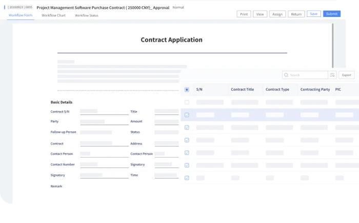 e-office sales contract